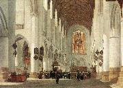 Interior of the St Bavo Church at Haarlem fs